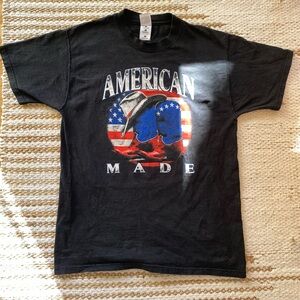 Fruit of the Loom American Made Black T-Shirt Large